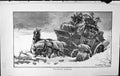 Old Badminton Magazine 1903 Deserted Passengers Snow Storm Horses Coa 20th