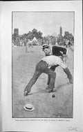 Old Print Badminton Magazine 1903 Cricket Sport Men Wrestling Ball Prater 20th