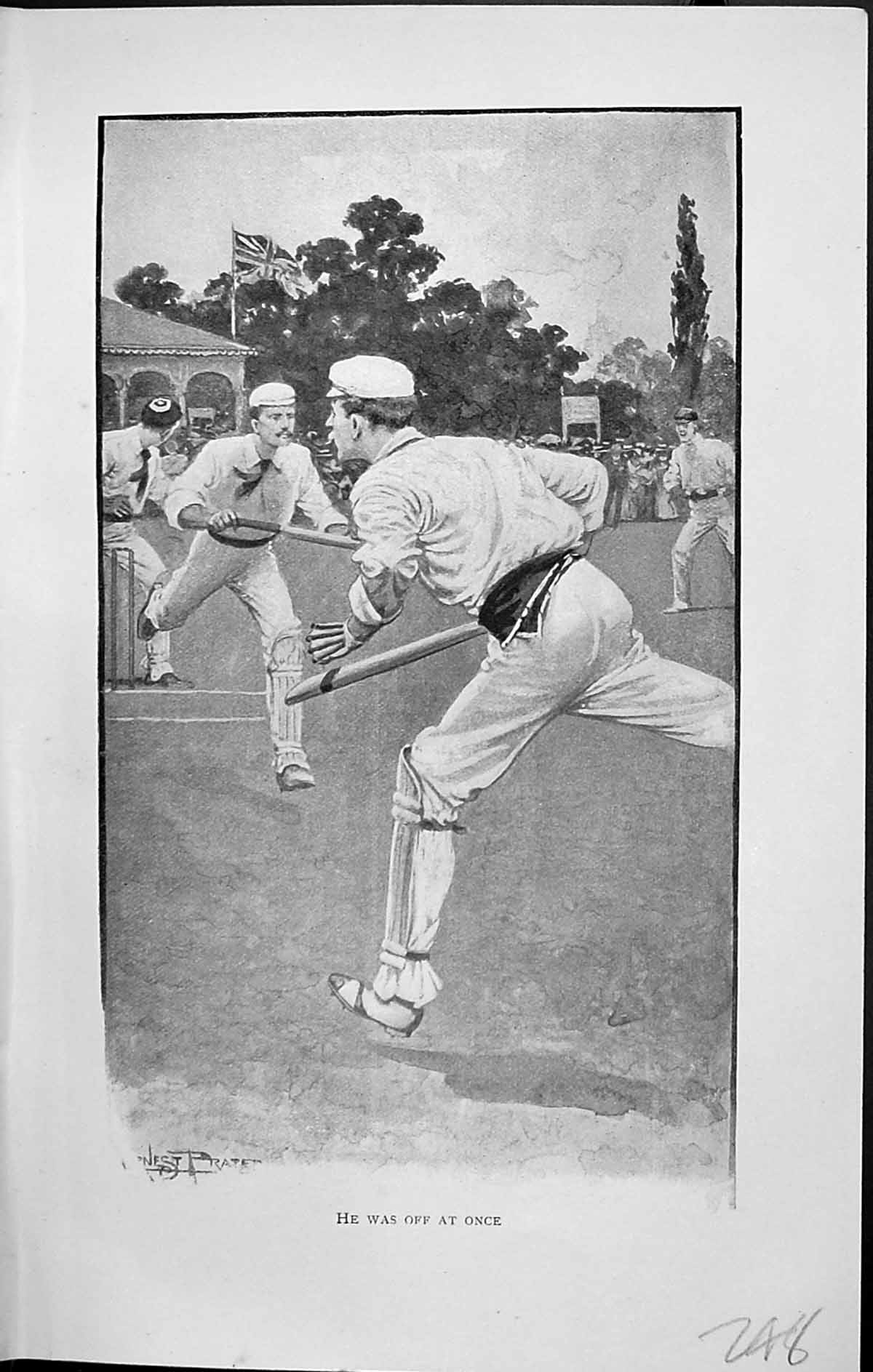 Old Badminton Magazine 1903 Cricket Sport Men Cricketers Bats Wickets 20th