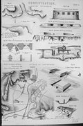 Old Fortification Coast Defences Battery Forts Mackenzie C1880 Encycl Victorian