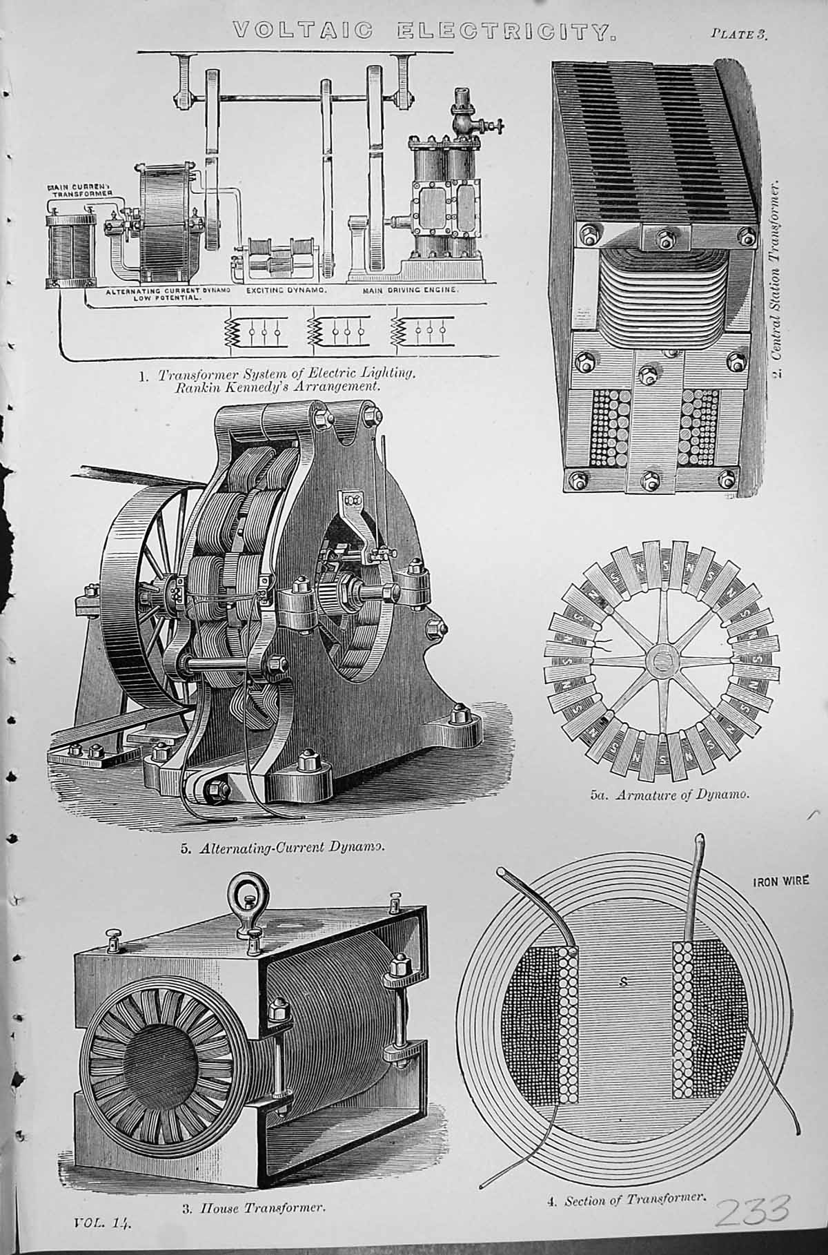 Old Voltaic Electricity Rankin Kennedy Mackenzie C1880 Transformer Ma Victorian
