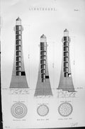 Old Mackenzie C1880 Encyclopaedia Lighthouse Skerryvore Wolf Rock Chi Victorian