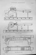 Old Cotton Spinning Machinery Bale Breaker Mackenzie C1880 Lattice Fe Victorian