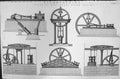 Old Stationary Steam Engine Machiinery Mackenzie C1880 Encyclopaedia Victorian