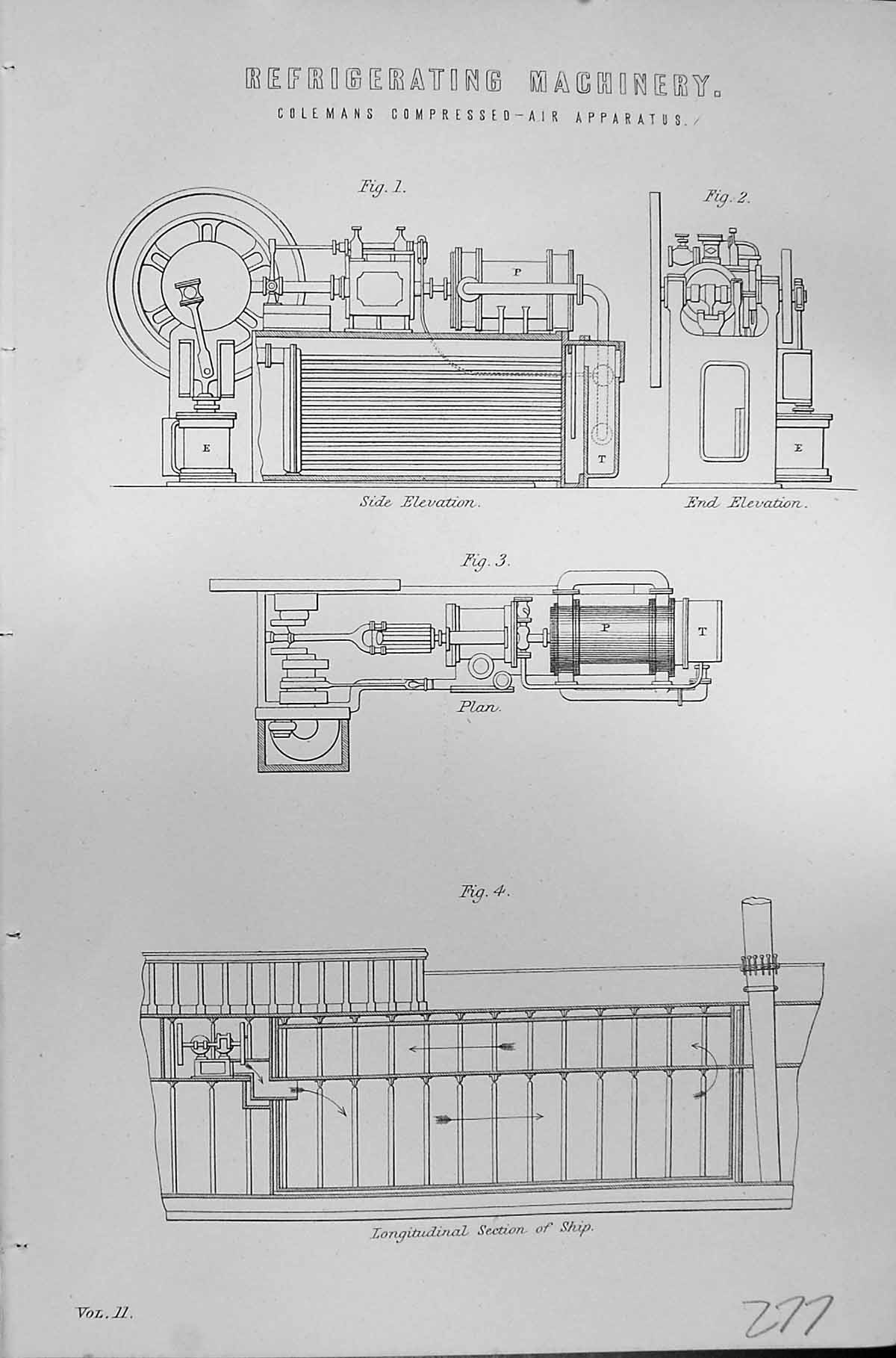 Old Refrigerating Machinery Colemans Compressed Air Apparatus Mackenz