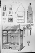 Old Mackenzie C1880 Encyclopaedia Science Assay Machinery Instruments Victorian