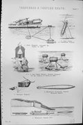 Old Mackenzie C1880 Science Torpedoes Boats Whitehead Fort Gun Cotton Victorian