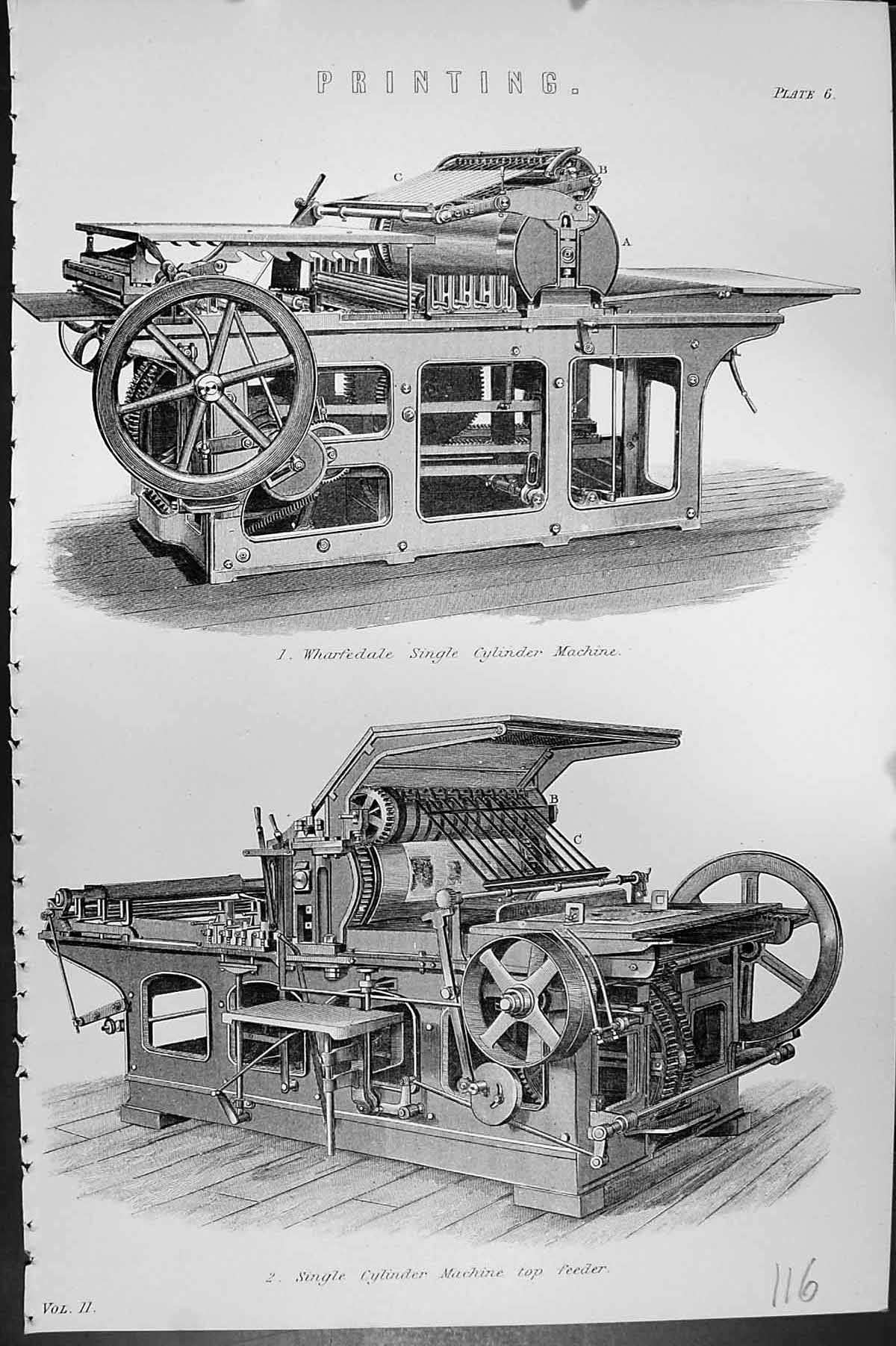 Old Mackenzie C1880 Science Ing Machinery Wharfedale Single Cylinder Victorian