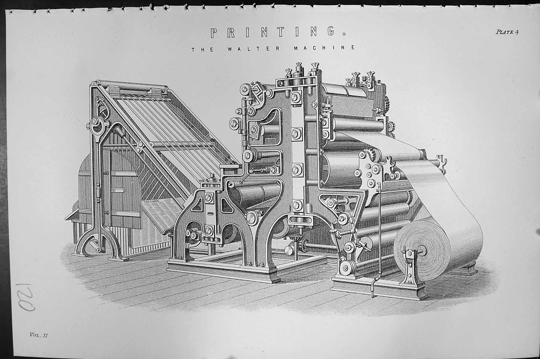 Original Old Antique Print Mackenzie C1880 Science Walter Ing Machinery 19th