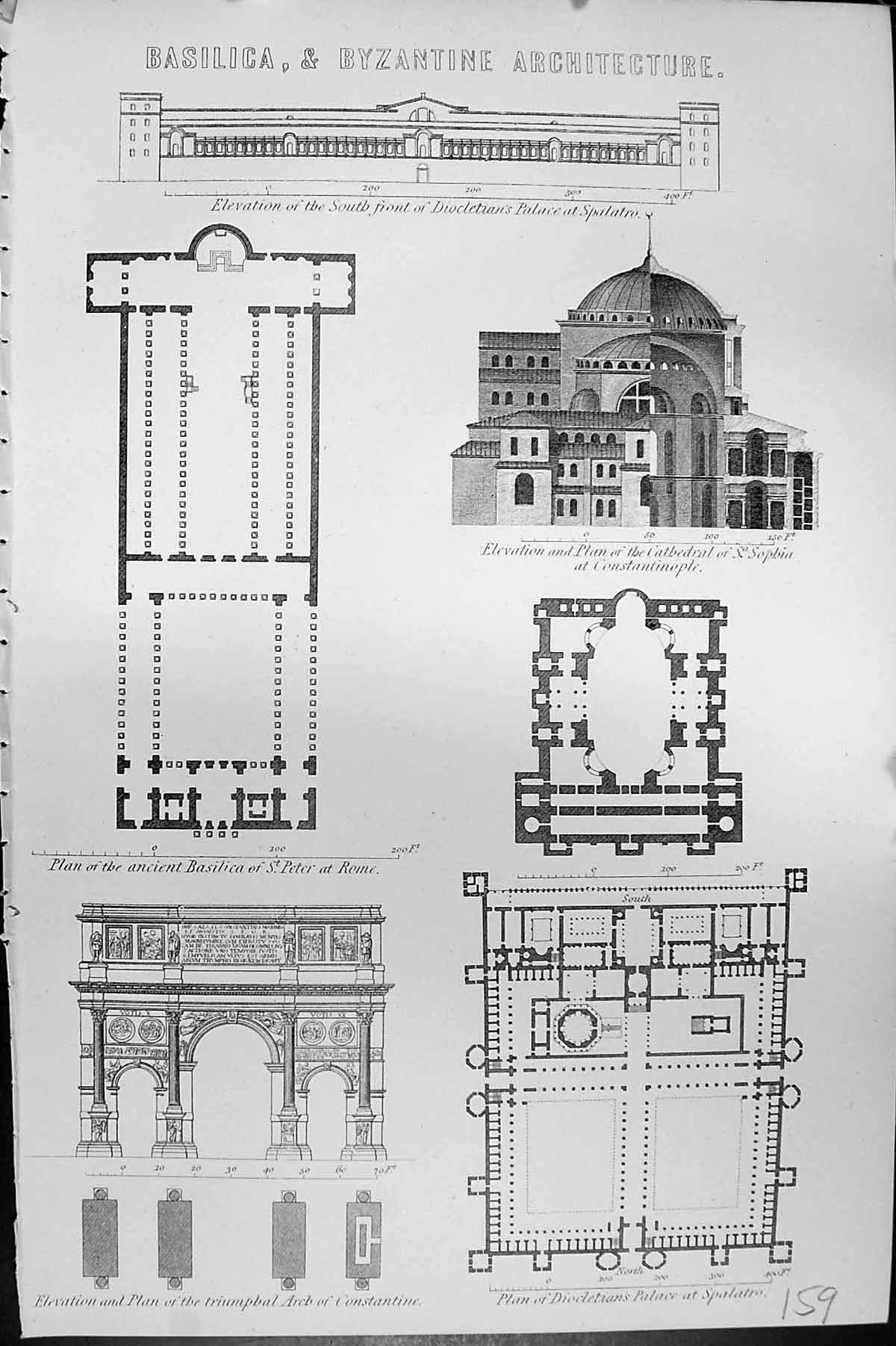 Old Basilica Byzantine Architecture Cathedral Constantinople Mackenzi