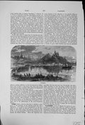Old Vladimir Russian Town Group Hills Kliazma River Sail Ship Fishermen