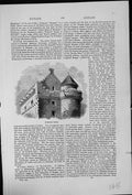 Antique Print Falkland Palace Scotland Square And Round Towers Architecture