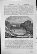 Antique Old Print Christmas Harbour Kerguelen Island Polar Region Ships Flags