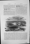 Antique Old Print Entrance To The Red Sea Portion Indian Ocean Islands Reefs