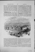 Old Antique Print Marseilles French City Seaport Ships Oppositions Mars