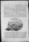 Antique Print Quebec St Lawrence Ships Sailing Quatrefoil Elgin Cathedral