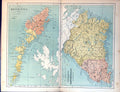 Antique Print Map The Counties Sutherland And Caithness The Outer Hebrides