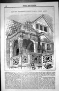 Old Princess Elizabeth Garden Porch Combe Abbey Architecture 1846 Bui Victorian