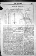 Original Old Antique Print Construction Details Architecture 1846 Builder 19th