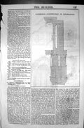 Antique Print Parthenon Construction Entablature Architecture 1846 Builder 19th