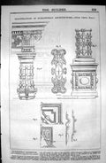 Old Illustration Elizabethan Architecture Crewe Hall Cheshire 1846 Bu Victorian