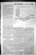 Original Old Antique Print Plan Improved Trap House Drains 1846 Builder 19th