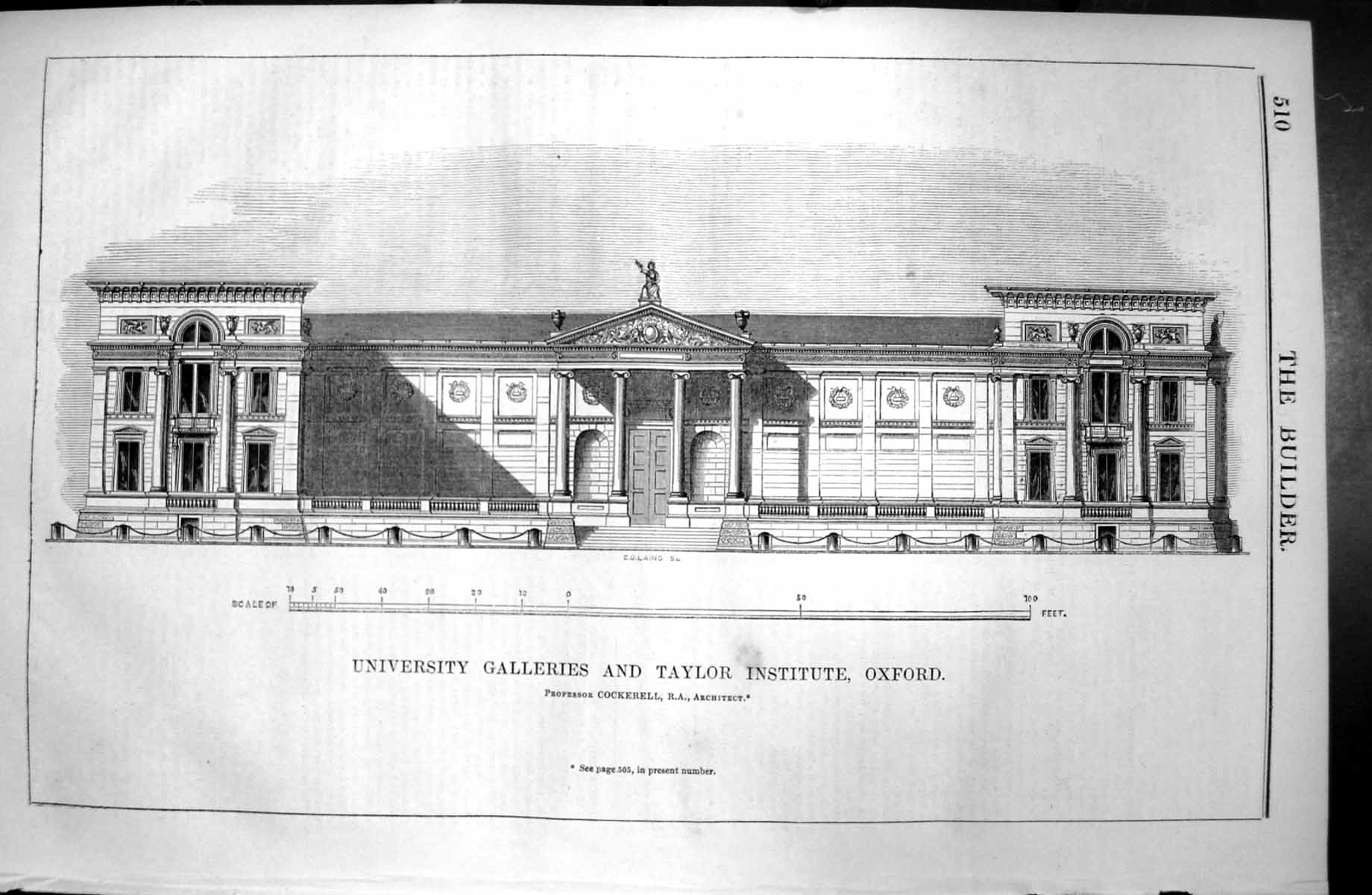 Old University Galleries Taylor Institute Oxford Cockerell Architectu