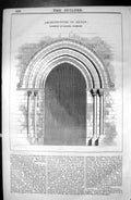 Antique Old Print Sicily Doorway Lagabia Gargenti Architecture 1846 Builder
