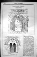 Old Palermo Cathedral Clerestory Window Girgenti Architecture 1846 Bu Victorian