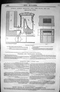 Old Cundy Patent Improved Open Fire Place Hot Air Ventilating Stove