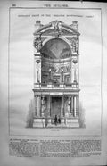 Old Entrance Front Theatre Montpensier Paris France Architecture 1847 Victorian