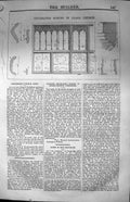 Old Antique Print Decorated Screen Leake Church Architecture 1847 Builder 19th
