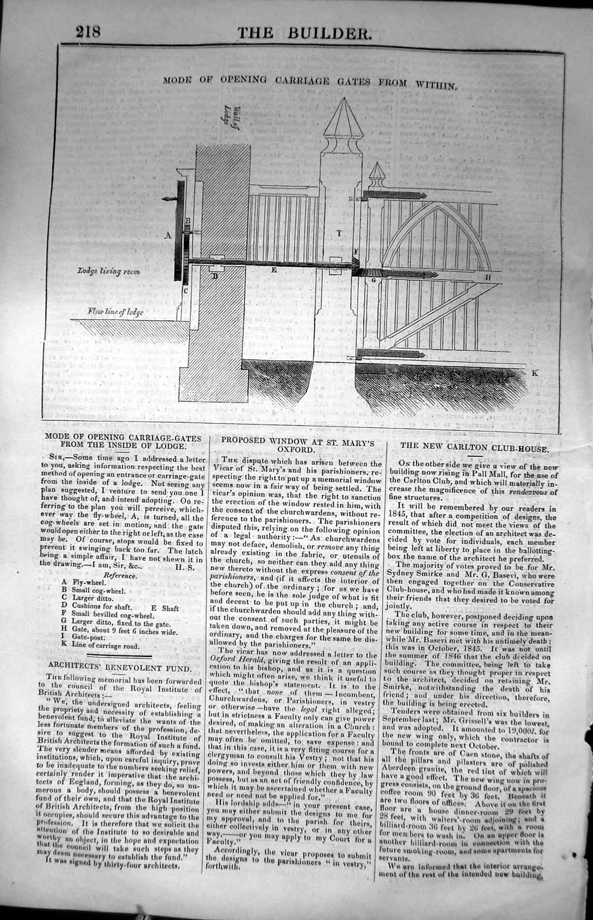 Old Mode Opening Carriage Gates Inside Lodge Architecture 1847 Builde Victorian