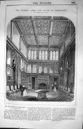 Old Victoria Lobby New Houses Parliament Barry Architecture 1847 Buil Victorian