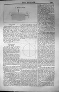 Original Old Antique Print Stone-Lifter Construction Diagram 1847 Builder 19th