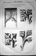 Old Screen St. Mary'S Leicester Examples Crockets Architecture 1847 B Victorian