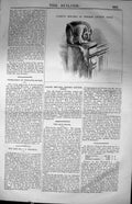 Antique Print Architecture 1847 Builder Curious Pew-End Wenden Church Essex