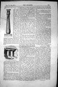 Original Old Antique Print Tomb Beni-Hassan Architecture 1852 Builder Victorian