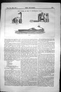 Original Old Antique Print Power Heat Propelling Ships Engineering 1852 Builder