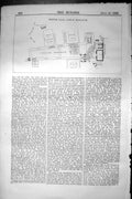 Original Old Antique Print Sketch Plan Forum Romanum Architecture 1852 Builder