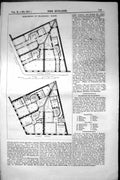 Old Plan Building Specimens Planning Paris France Architecture 1852 B Victorian
