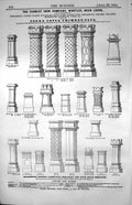 Old Farnley Iron Company Terracotta Chimney Tops Architect Designs 18 19th