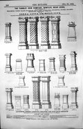Old Farnley Iron Company Terra Cotta Chimney Tops Architect Advert 18 19th