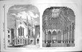 Old Print Winchester Congregational Church Mr W.F. Poulton Architect 1853 19th