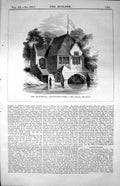 Old Boat House Tortworth Park Mr. Teulon Architect Waterside Trees 18 Victorian