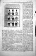 Old Antique Print Brick Architecture Siena Arched Windows Doorways 1854 19th