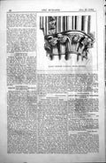 Original Old Antique Print Early English Capitals Stone Church 1854 Victorian