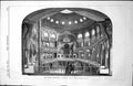 Old Print Plan Royal Panopticon London Interior T Hayter Lewis Arch 1854 19th
