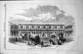Original Old Antique Print Shops Stores Dwellings Above For Melbourne 1854 19th