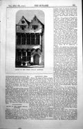 Old House Verke Straat Antwerp Marche Chevaux Gothic Renaissance 1854 Victorian